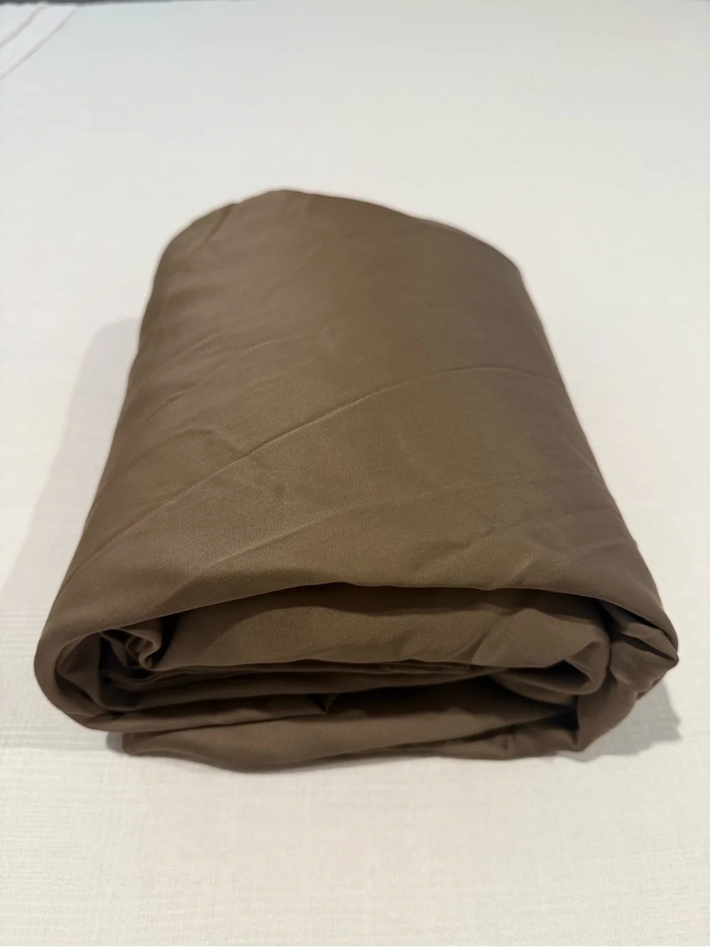New Quince Bamboo Fitted Sheet Set Queen - Walnut MSRP $104